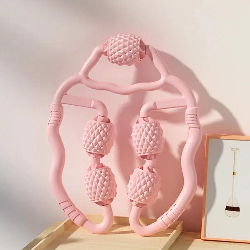 VitalComplete 4-Piece Foam Roller Set - Color: Pink Four Pcs