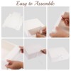 Korpai Gift Boxes 5 Pack 10.6x7.8x3.1 White Bridesmaid Proposal Box,