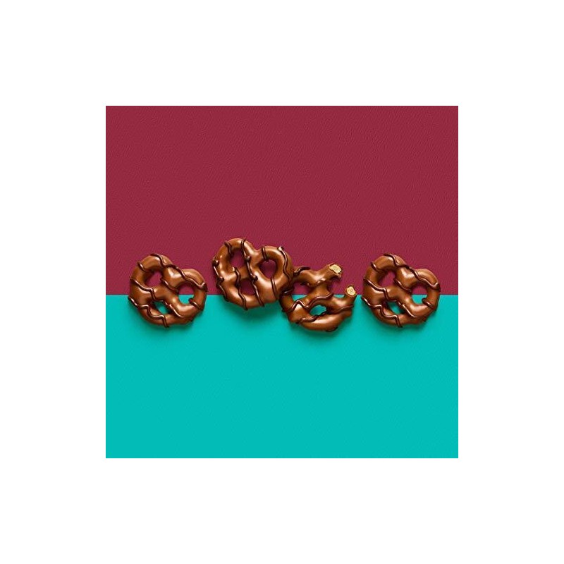 Hershey's Dipped Pretzels, 4.25 oz. Bags, Case of 12 (Milk