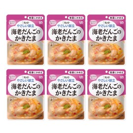 キユーピー やさしい献立 海老だんごのかきたま レトルト 100g 6袋 区分1 容易にかめる おかず 介護食 やわらか食
