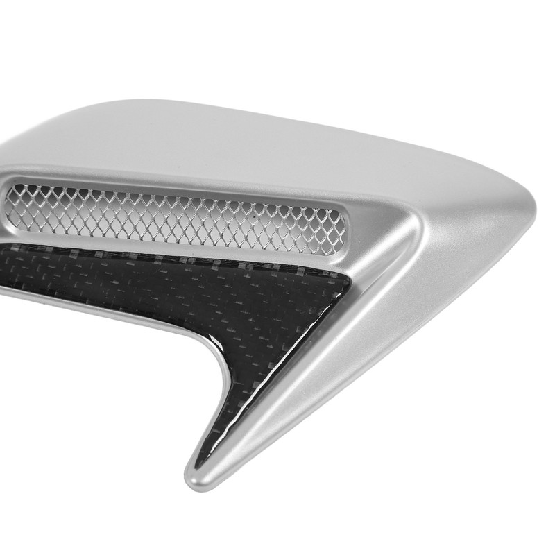 Pair Hood Side Air Vent Grill Decorative Cover Self Adhesive