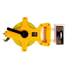 Johnson Level & Tool 1829-0100 Metric/Inch Fiberglass Long Tape, 100', Yellow, 1 Tape