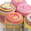 Katech Fairyland Yarn for Crocheting Knitting-4 Packs Gradient Cake Yarn
