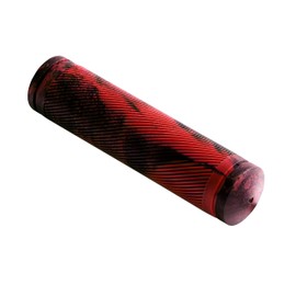 BW MTB Bike Grips – Comfortable and Grippy 130mm Bicycle Handlebar Grips – Red/Black