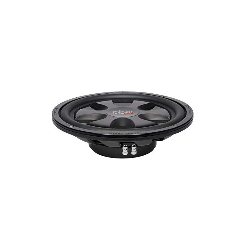 Powerbass S10TD 10-Inch Dual 4 Ohm Thin Subwoofer