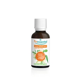 Puressentiel - Organic Sweet Almond Vegetable Oil - Cold Pressed - Organic Certified - 100% Pure and Natural - Ideal for the Care of Hair and Skin, Moisturising Vegan and Cruelty Free - 50 ml