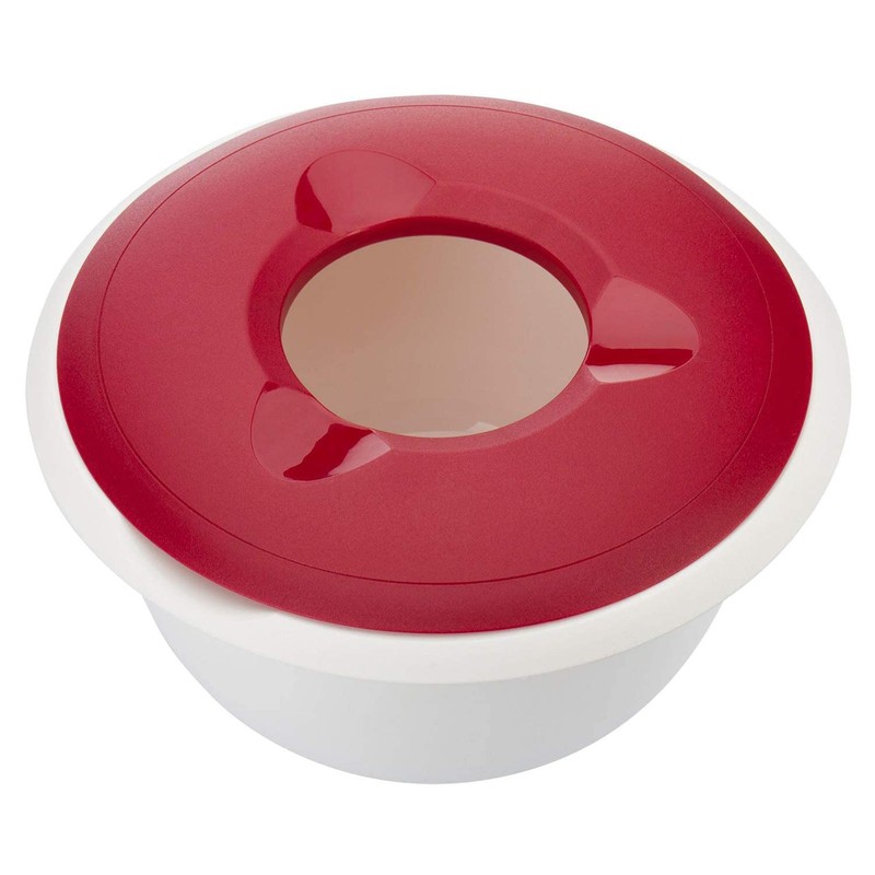 Westmark Plastic Mixing Bowl with Splash Guard Lid and Pouring