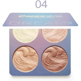 Genérico sinraoee Paleta de Maquillaje Hiliter, Polvos Brillantes, Paleta de bronceadores faciales Illr de Larga duración.