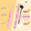 QUEWEL Cluster-Lashes Kit, 40D Individual-Eyelashes with Waterproof Lash Bond &