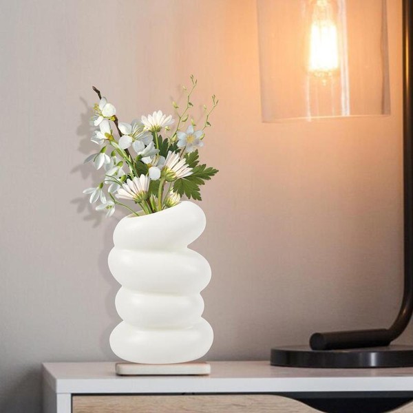 Minimalist Flower Vase Without Filler, 1 Count Flower Arrangement Vase, Modern