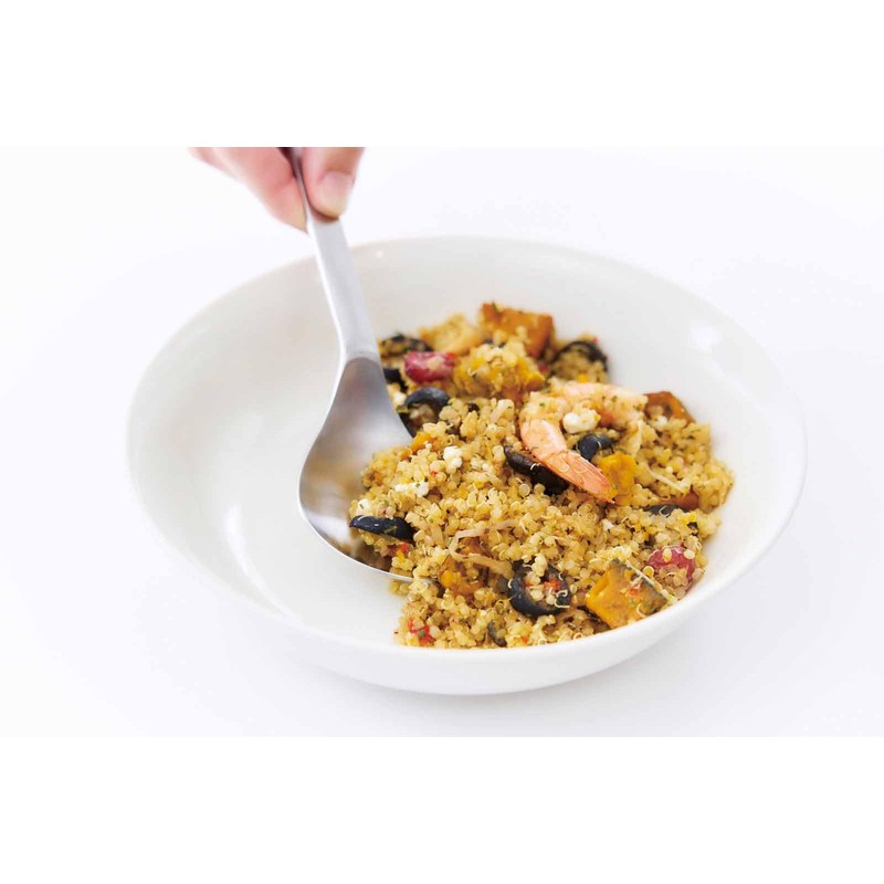 Yoshikawa EATOCO Suqu (S) Small Serving Spoon & Suqu Serving