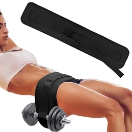 Hip Thrust Belt, Ann Bully Comfortable Hip Thrust Belt for Dumbbells, Anti-Slip Home Gym Hip Thrust Band Belt for Weights to Hold Kettlebells, Dumbbells & Plates