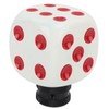 Dice Shape Shift Head Resin Gear Shifting Lever Knob Transmission