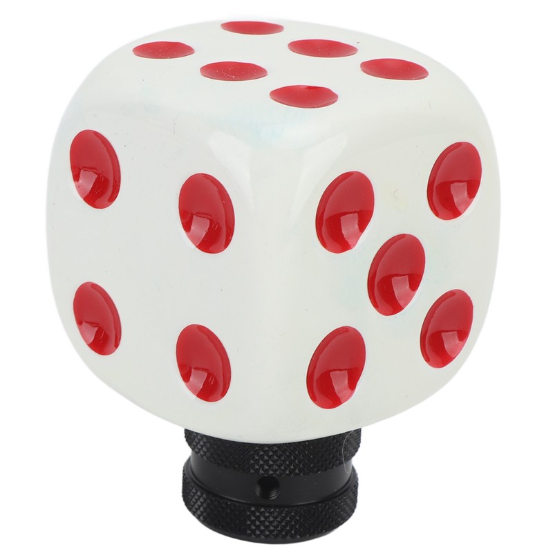 Dice Shape Shift Head Resin Gear Shifting Lever Knob Transmission