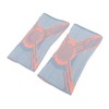 1 Pair Knee Brace Thickened Pads Breathable Mesh Silicone Spring