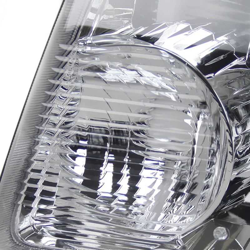 Spec-D Tuning Chrome Crystal Headlights + Corner Lights Turn Signal