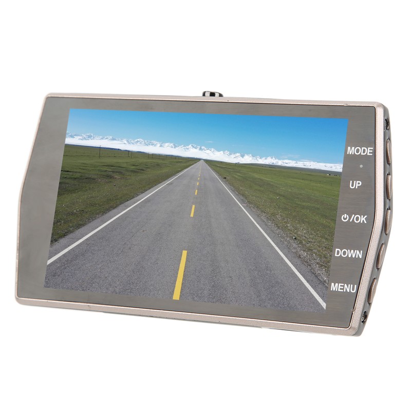 Car Driving Recorder DVR 4in IPS Screen 170° Wide Angle