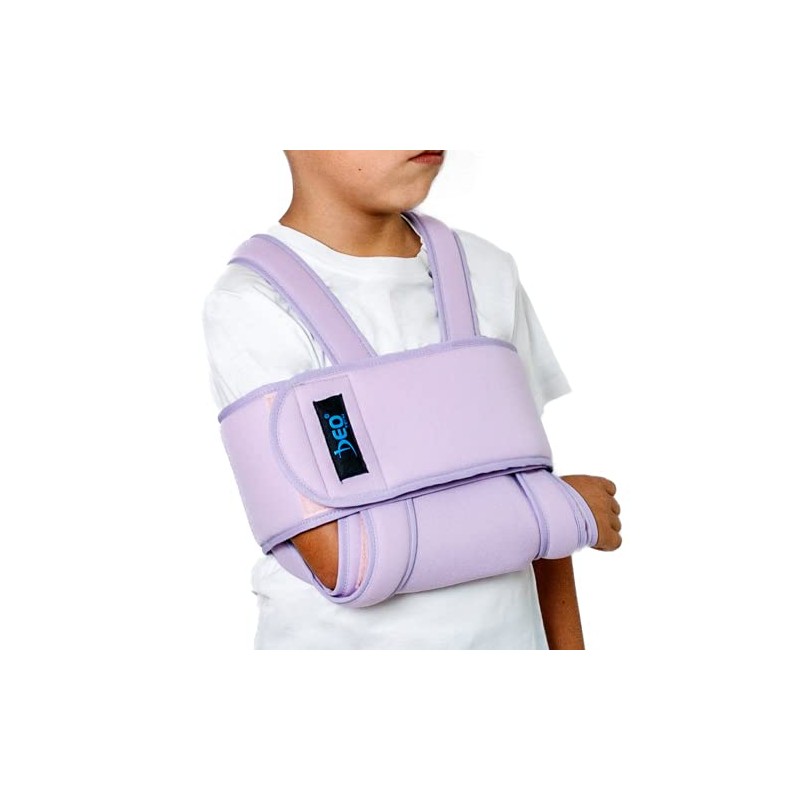 DEOTECH | Inmovilizador de Hombro Infantil (Mediano, Azul)