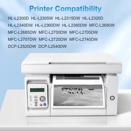 TN630 Black Toner Cartridge Replacement for Brother TN-630 TN630 Toner for HL-L2300D HL-L2305W HL-L2320D HL-L2340DW HL-L2360DW HL-L2380DW MFC-L2680W MFC-L2700DW MFC-L2720DW DCP-L2540DW Printer, 1-Pack