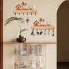 Tefola Key Holder Wall Mount, Decorative Wooden Key Hooks Rustic