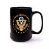 MIP Black Mug 15oz - Army - Sergeant Major -