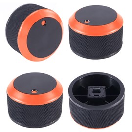 BAINAHUAN Gas Grill Knobs,Grill Control Knob Replacement,Durable and Nonslip Grip,for Gas Fireplaces,Oven,Fire Pits & Grills,Fits D Shaped Valve Stem，Easy to Install (4)