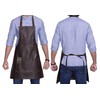Facón Professional Leather Hair Cutting Hairdressing Barber Apron Cape for