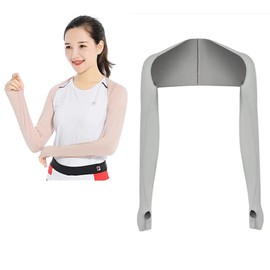 Salofix F21400 Arm Cover, Gray, Sun Protection, Wrap Around Neck, Stall Style, Arm Cover, Arm Shawl