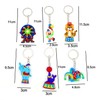 JZK 30x Carnival circus keyring keychain for kids birthday party