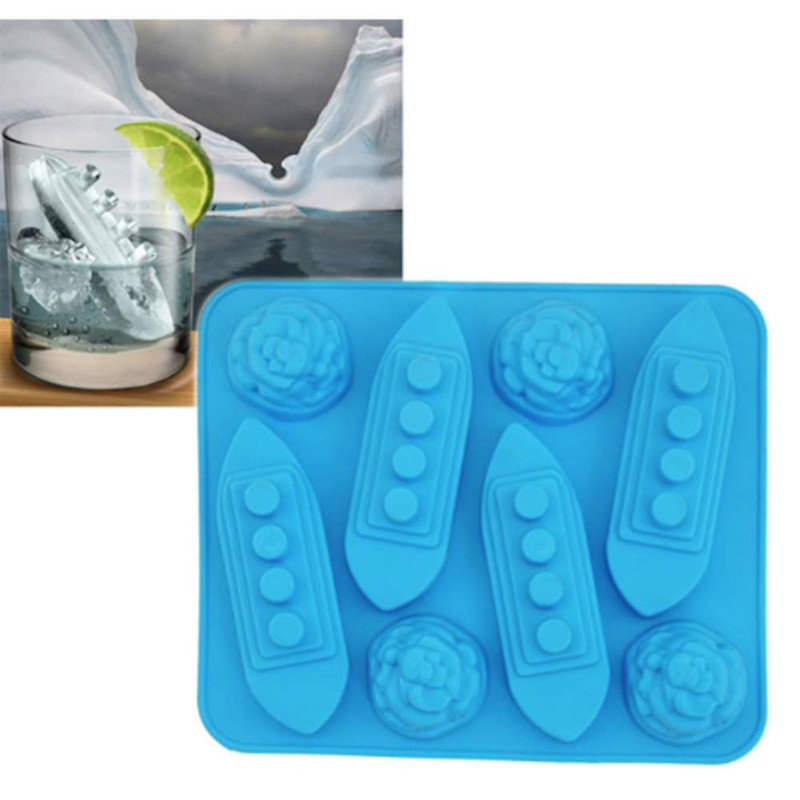 Titanic & Ice-Burg Ship Sailing Ice Cube Bar Novelty Funny