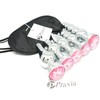 Praxia Jewelry, 3 Tiers, Plug, Pink, Maximum Diameter 1.1 inches