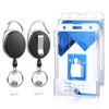 2 Set Badge Holder Retractable Clip Heavy Duty Reels with