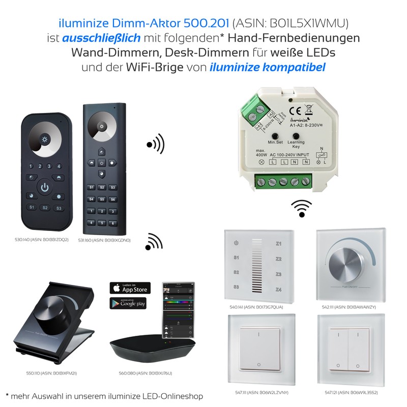 iluminize Dimmer with Remote Control