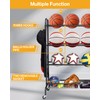 EXTCCT Basketball Rack, Outdoor Rolling Basketball Shooting Training Stand,Sports Equipment