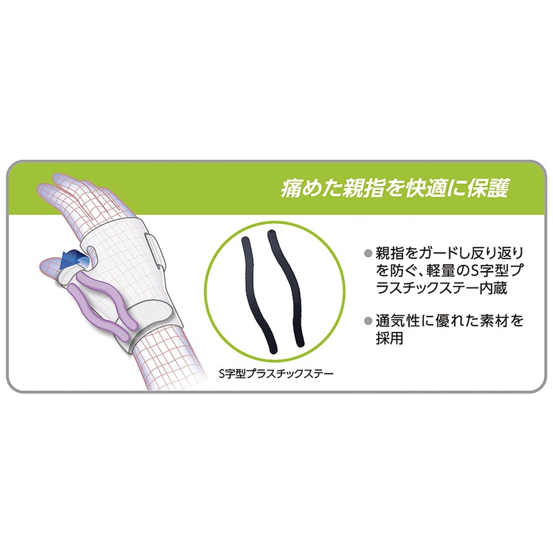 Mueller 55277 Thumb Stabilizer, One Size Fits Most, Wrist Circumference: