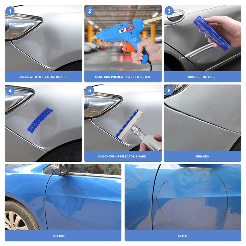 Dent Puller Remover with T bar Upgraded Dent Puller Tabs