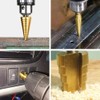 Shallho 1/4 Inch Hexagon Shank 4-32 mm Titanium Coated Spiral