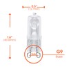 Xtricity T4 JCD G9 Halogen Bulb 40W, 120V 40W Halogen,