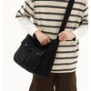Canvas Messenger Bag Large Hobo Crossbody Bag with Multiple Pockets