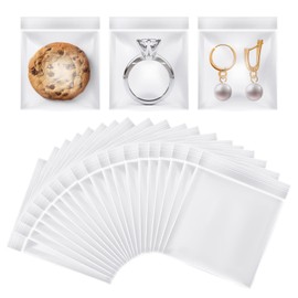 Pack of 200 Mini Ziplock Bags Zip Bags 25 mm x 35 mm Plastic Bags Zip Resealable Poly Bags Quick Release Bags