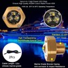 NBWDY 2Pcs Boat Drain Plug Light,RGBW IP68 Underwater Boat Lights