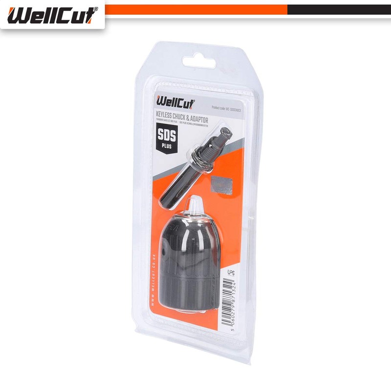 2-13MM Keyless Drill Chuck Adapter, 3-Jaw Drill Chuck 1/2"-20 UNF