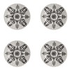 Vista Alegre Portuguese Cobblestone Bread and Butter Plate, Set of