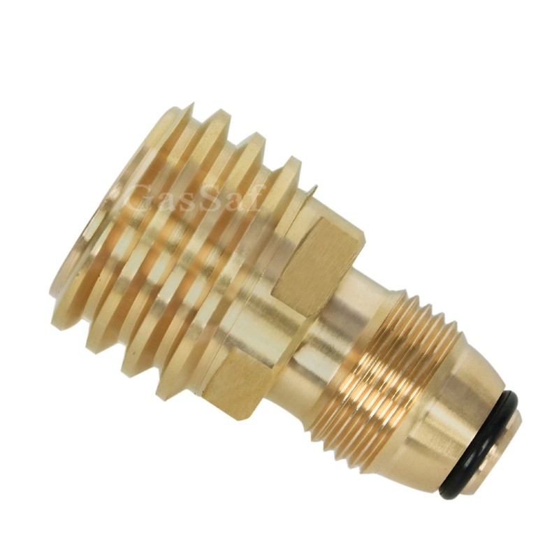 GasSaf Universal Propane Tank Adapter Converts POL LP Tank Service