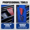 WORKPRO 2-Pack Magnetic Wrench Organizer, 12-Piece Wrench Holder Set for