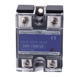 Solid State Relay Single Phase DC to AC SSR with Plastic Cover Input DC3‑32V Output AC24~480V 120A