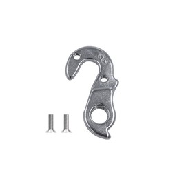 TerchPilet Derailleur Hanger 166 Compatible with Polygon Helios, Strattos, Louis Garneau, Dedacciai, Whyte | CNC Aluminum Alloy, Silver, Replacement Dropout with Bolts