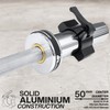 Meteor Essential Olympic Quick-Release Barbell Collars, Aluminium Collar, Barbell Clamp,