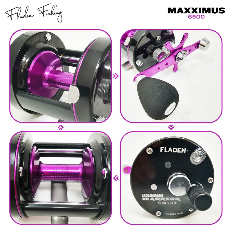 Fladen Maxximus 6500 Hi Speed Surf Sea Casting Multiplier Fishing