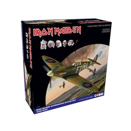Corgi CC39215 Iron Maiden - Supermarine Spitfire MKII 'Aces High' Model Airplane - Diecast Planes & Aircraft Models for Ages 14+, Die Cast Plane, Toy Airplanes - Gift for Young Aviation Fans